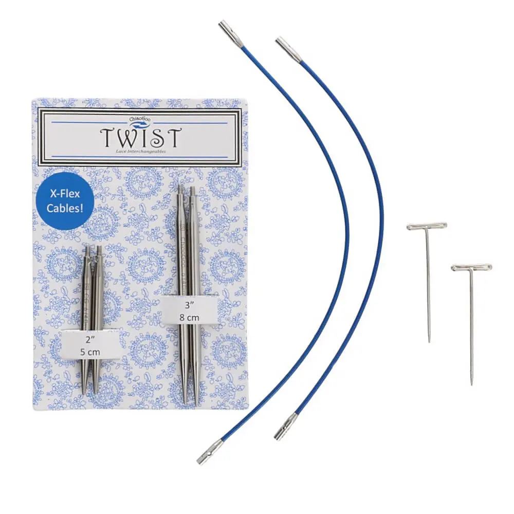 Twist lace short combo pack 5+8cm 4.00mm | ChiaoGoo
