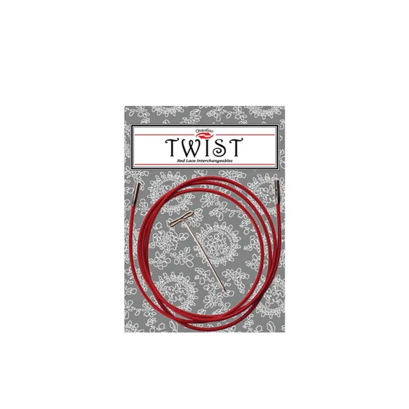Twist Red kabels 125cm small | ChiaoGoo
