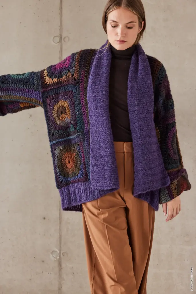 Gehaakte vest met Bomba & Alpaca Air II | Lana Grossa