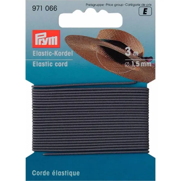 Elastische Koord 1,5mm grijs | Prym