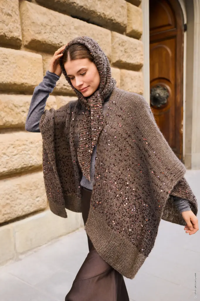 Poncho in Superkid Seta & Cosmo | Lana Grossa
