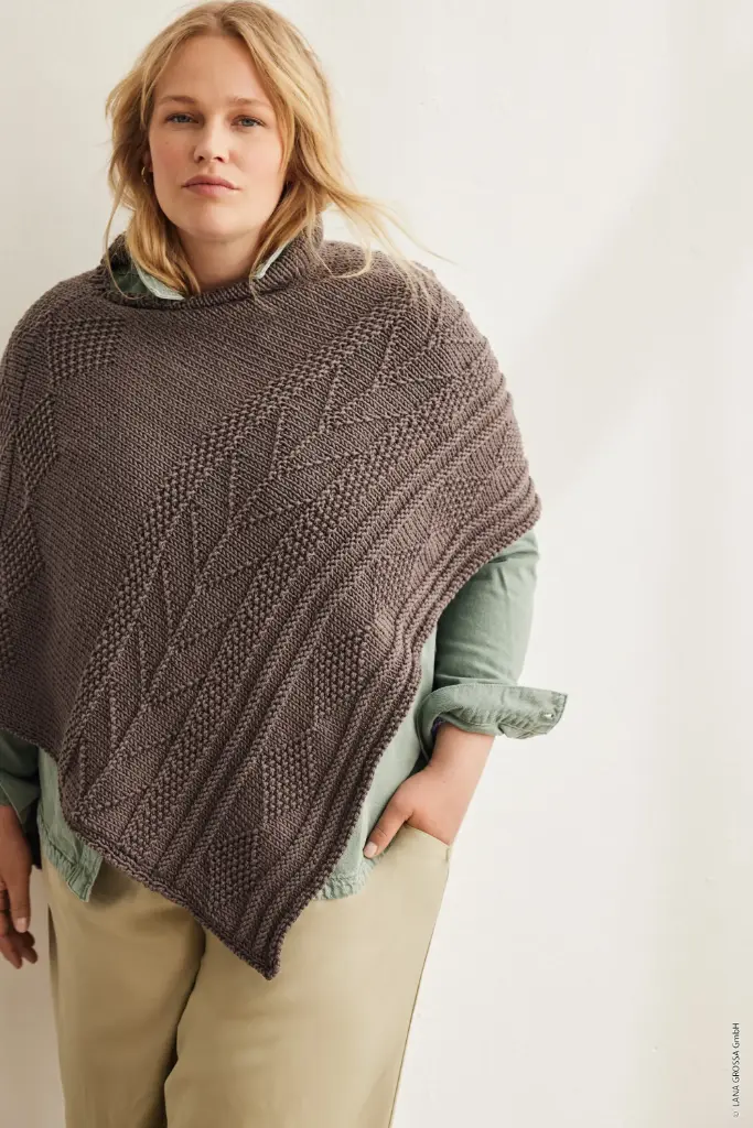 Poncho in Bingo | Lana Grossa