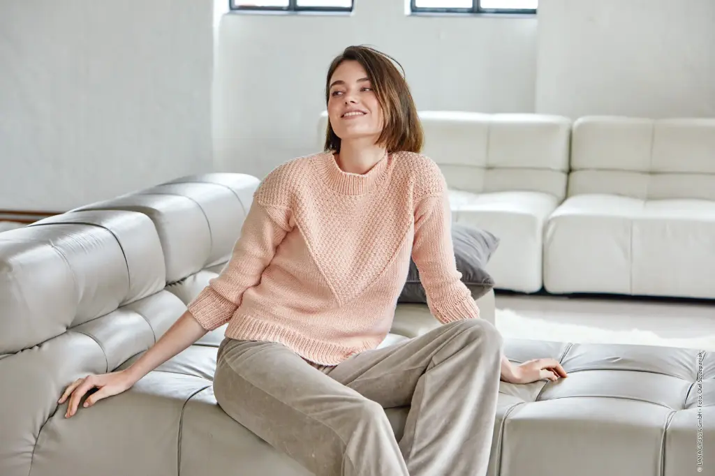 Trui met fantasiesteek in Bingo | Lana Grossa