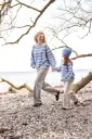 Top Down trui met fantasie streepmotief en raglanmouwen in Cool Wool Big Mélange | Lana Grossa