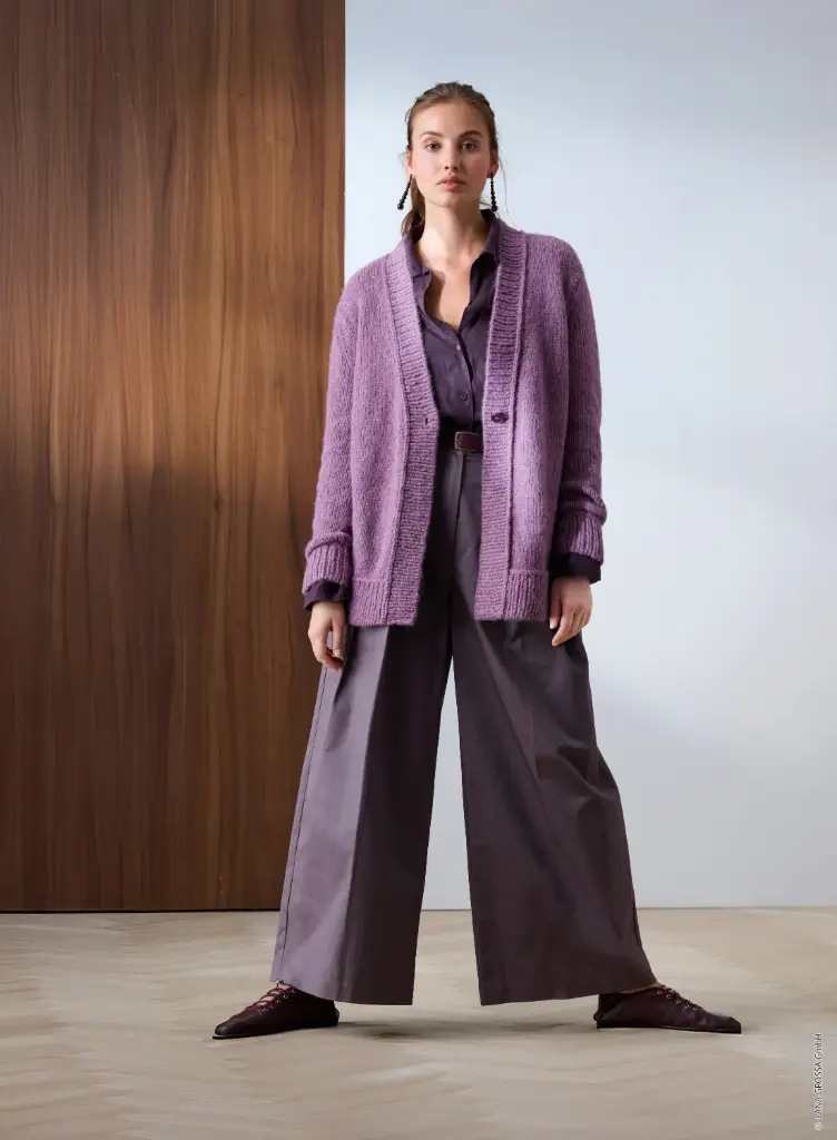 Klassieke vest met v-hals in Brigitte 2 | Lana Grossa