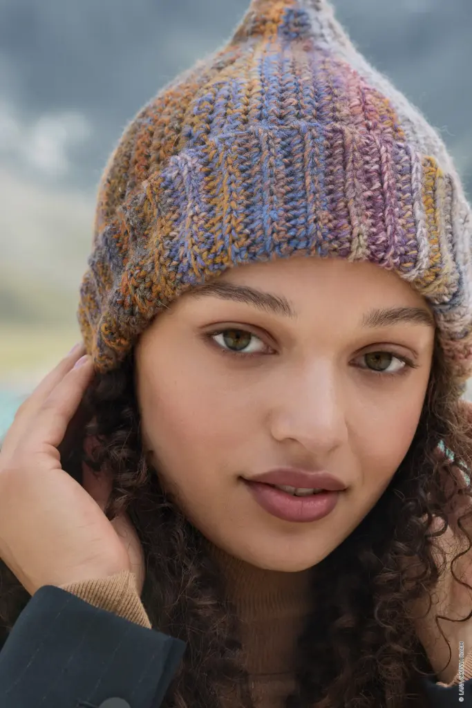 Gehaakte muts in Gomitolo Intenso | Lana Grossa