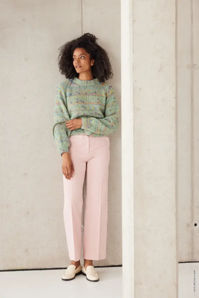 Korte trui in Cassata | Lana Grossa