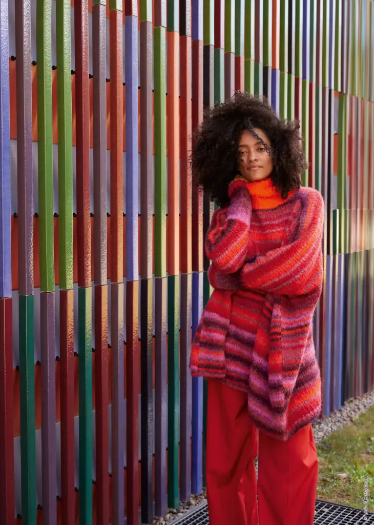 Poncho trui in Gigante & Basta | Lana Grossa