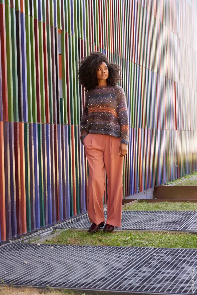 Trui in Gigante Multi en Cosmo | Lana Grossa