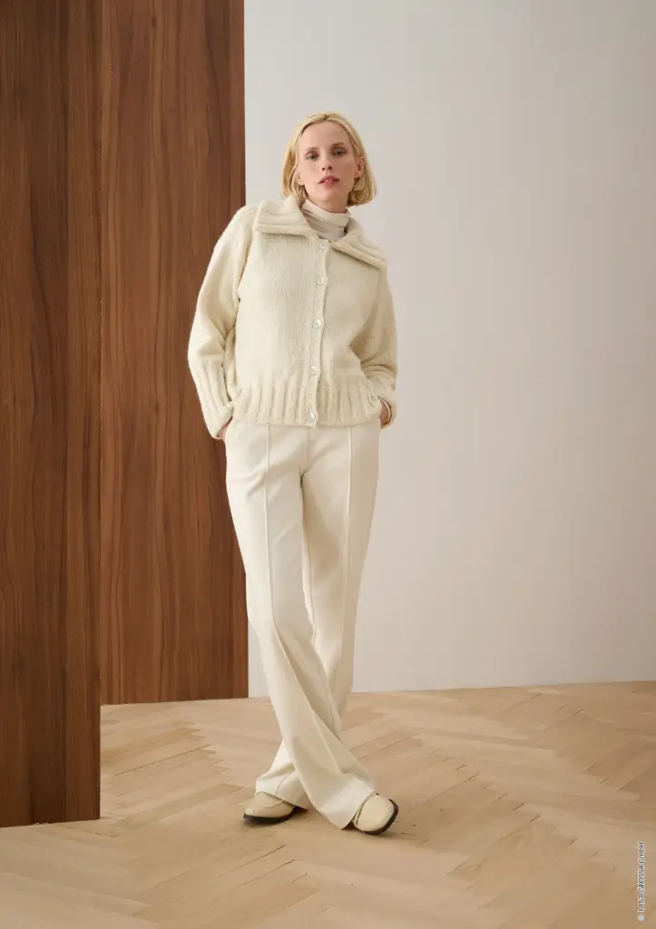 Vest met polokraag in Alta Moda Alpaca | Lana Grossa