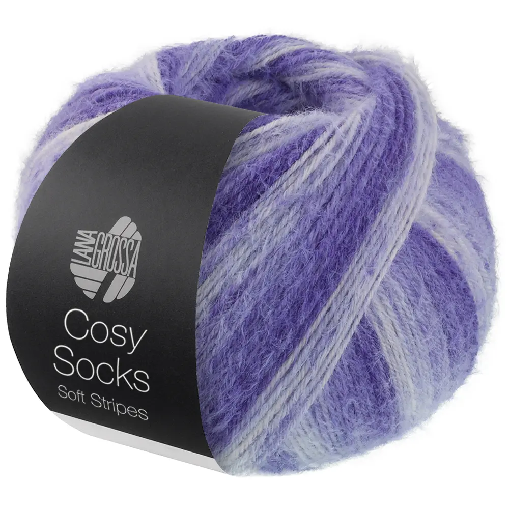 Cosy Socks Soft Stripes | Lana Grossa