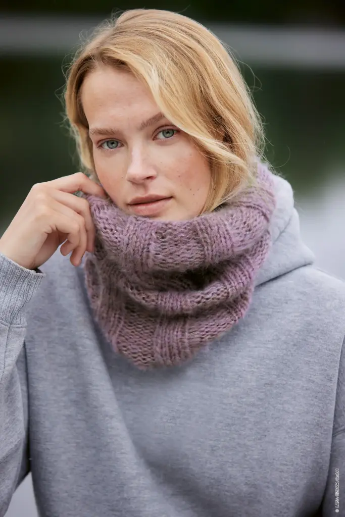 Loop met boordpatroon in Brigitte 3 | Lana Grossa