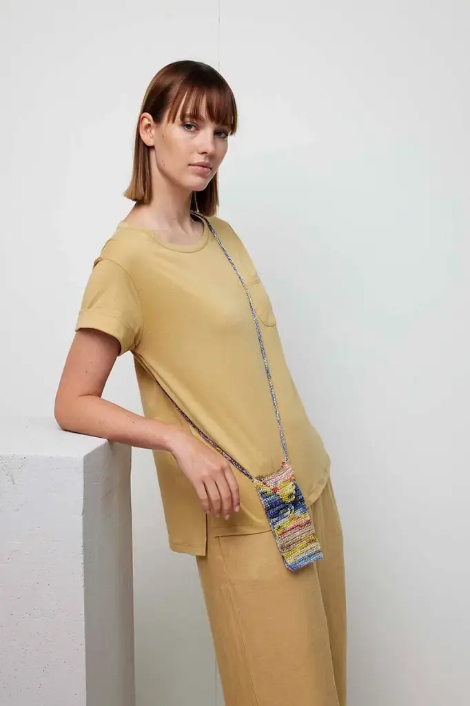 Gehaakt telefoon tasje in Fiesta | Lang Yarns