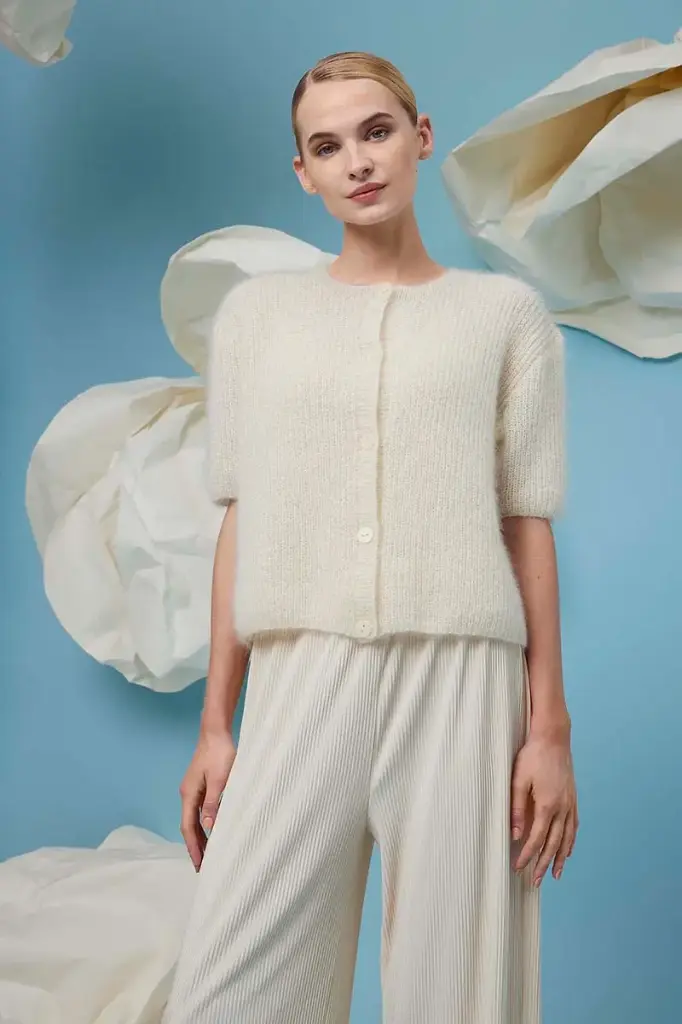 Elegant vestje met korte mouwen in Lace | Lang Yarns