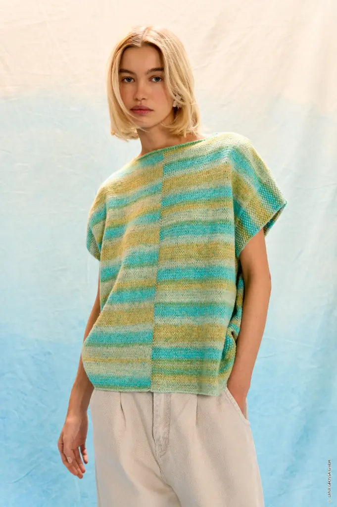 Truitje met aangezette mouw in Gomitolo Mambo | Lana Grossa