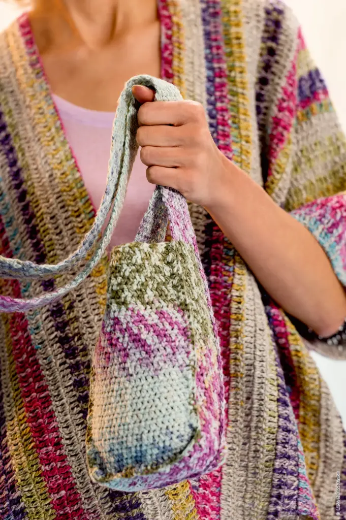 Gehaakt tasje in Gomitolo California | Lana Grossa