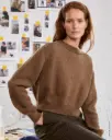 Trui Ida III met zichtbare minderingen in Cool Wool Big Mélange | Lana Grossa