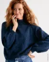 Trui Hannah II met raglanmouwen in Cool Wool Big Dots | Lana Grossa