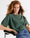 Topdown Truitje Hedda IV in Cool Wool Dots | Lana Grossa