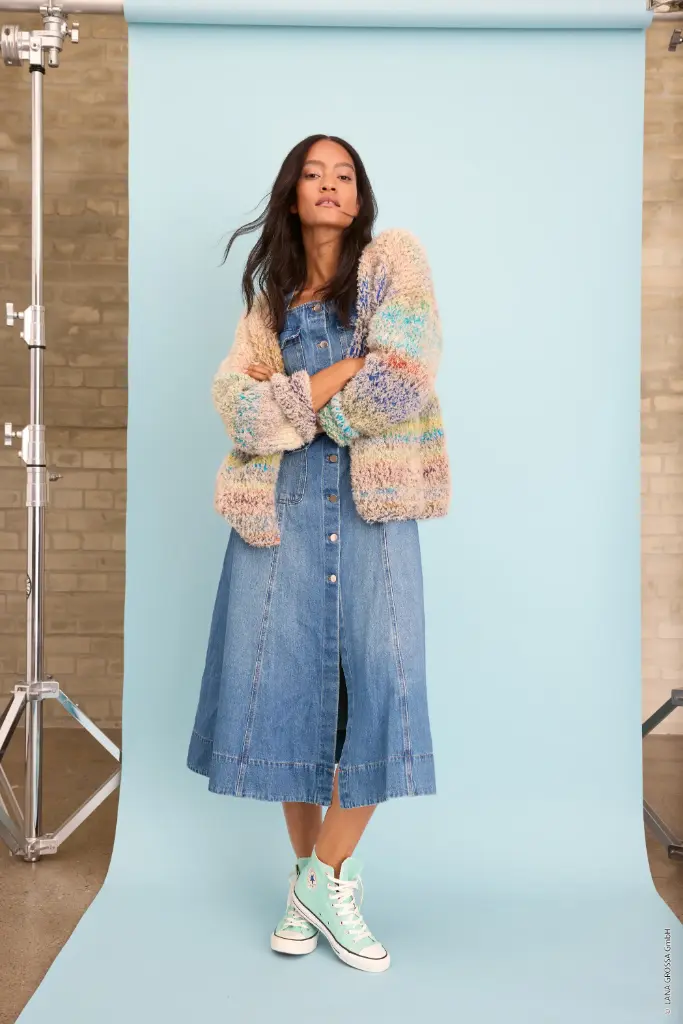 Top Down vest in Candy & Pellicia | Lana Grossa