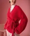 Gehaakte, elegante wikkelvest in Filo di Gio & Glamour | Lana Grossa