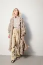 Lange vest in Orsetto Mouliné | Lana Grossa