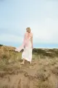 Gehaakte stola in Silkhair | Lana Grossa