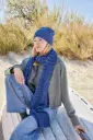 Sjaal met gerstekorrel motief in Cool Wool Big Vintage | Lana Grossa