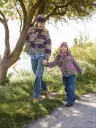 Sjaal met streepmotief in Vintage Chunky | Lana Grossa