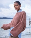 Korte oversized trui in Baby Chain | Lana Grossa