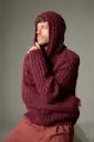 Mannentrui met kap en kabelmotief in Alta Moda Alpaca | Lana Grossa